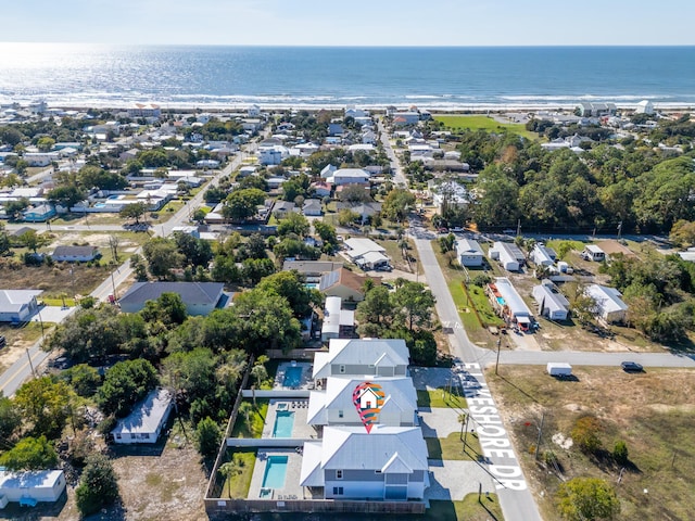 326 E Lakeshore Dr, Panama City Beach, FL 32413 - aerial perspective of suburban area featuring a nearby body of water