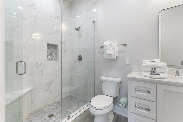 326 E Lakeshore Dr, Panama City Beach, FL 32413 - bathroom with vanity and a marble finish shower