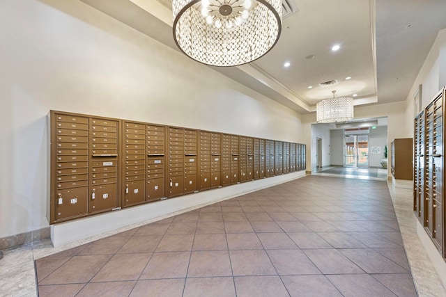 view of property's community featuring mail boxes