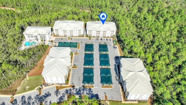 179 S County Highway 393 # 324, Santa Rosa Beach, FL 32459 - aerial view of a pool and a forest
