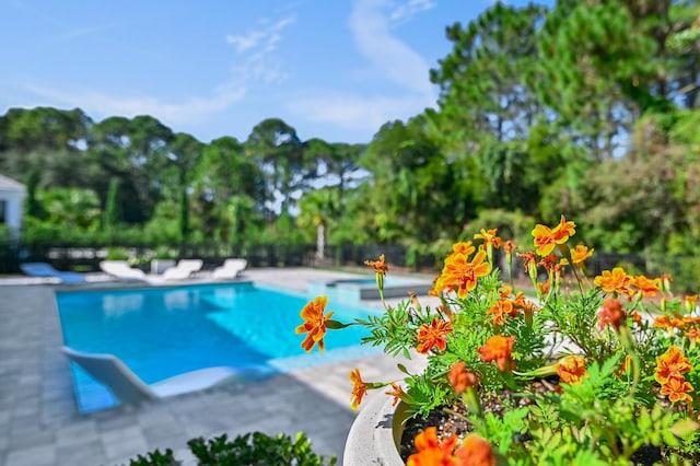 view of pool