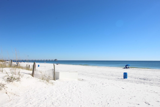 water view with a beach view