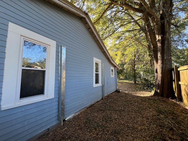 view of side of property