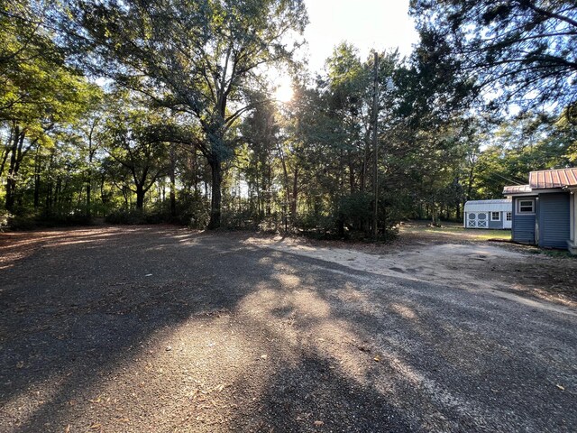 view of road