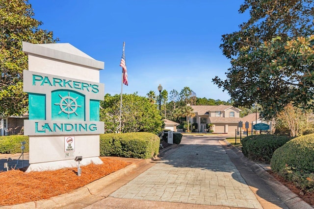 9761 Leeward Way, Navarre, FL 32566 - view of road with curbs and street lighting