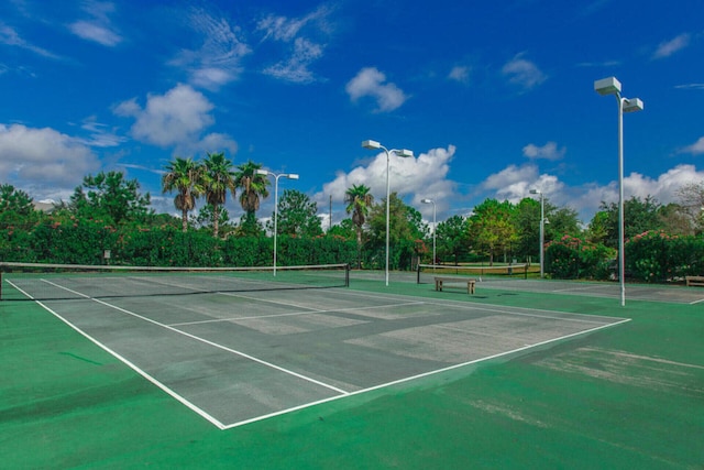 view of sport court