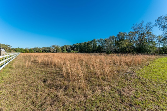 view of nature featuring a rural view