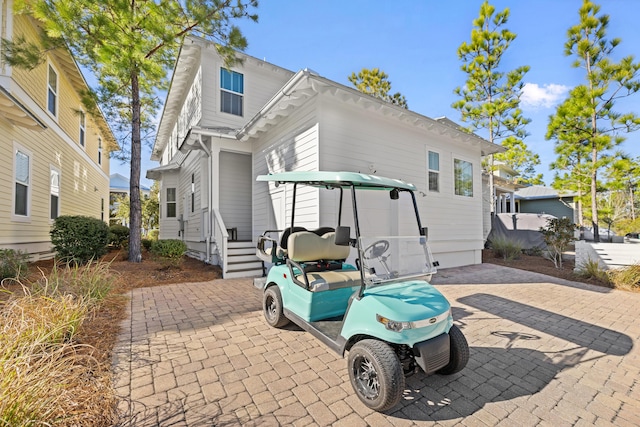 back of property featuring a patio