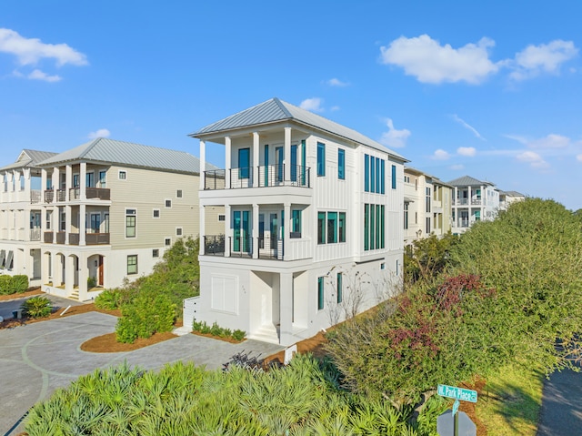 exterior space with a balcony