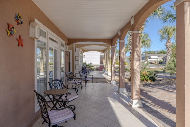 view of patio / terrace with covered porch