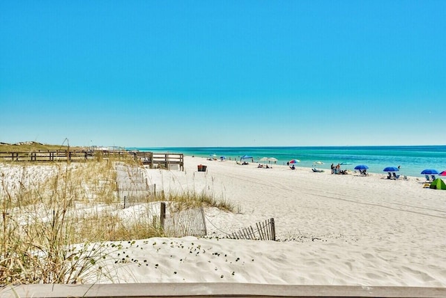 water view with a beach view