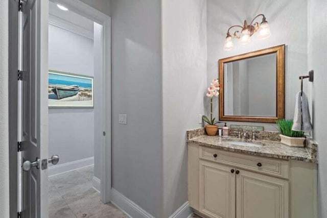 1900 Baytowne Loop, Miramar Beach, FL 32550 - bathroom with vanity and baseboards