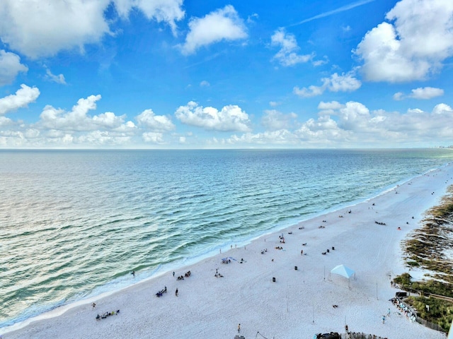 water view with a beach view