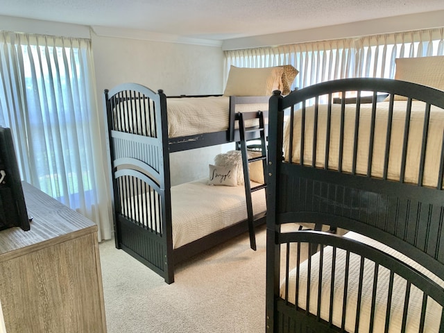 bedroom with carpet floors