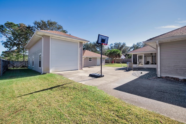 2162 Las Vegas Trl, Navarre, FL 32566 - exterior space with a sunroom and a patio
