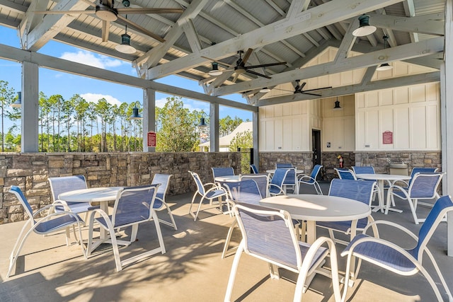 view of patio