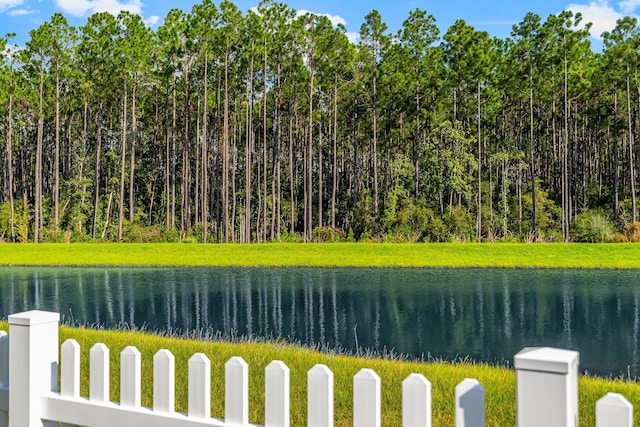 view of water feature