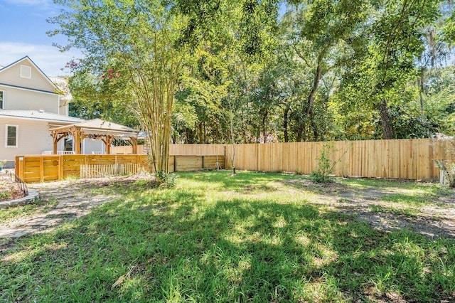 14138 State Highway 20, Niceville, FL 32578 - fenced backyard featuring a gazebo