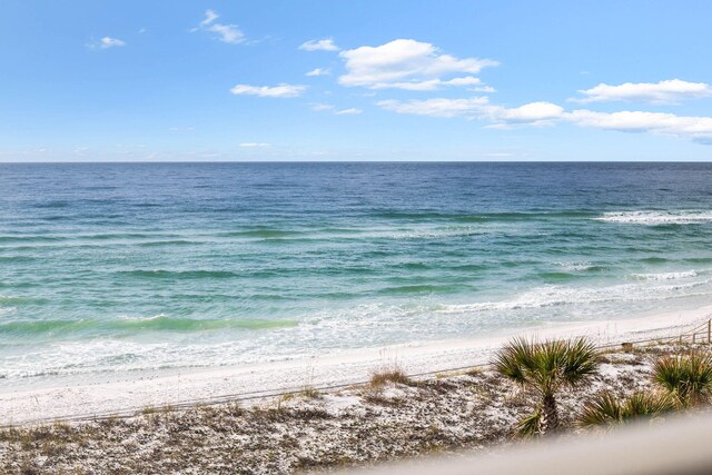 water view featuring a view of the beach