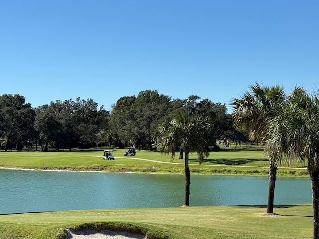 view of water feature