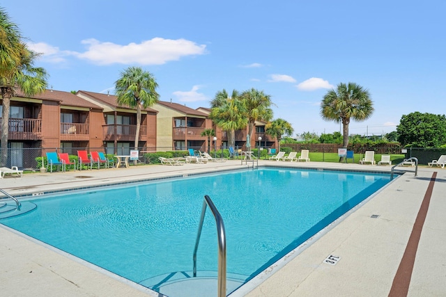 view of pool