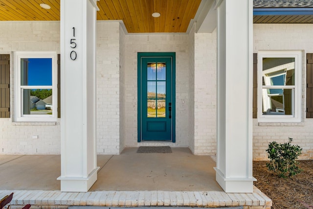 view of entrance to property