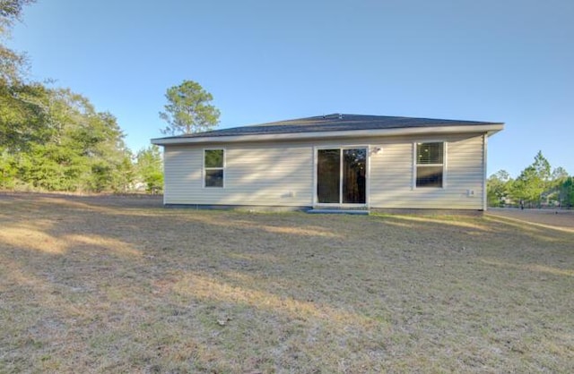 view of rear view of property