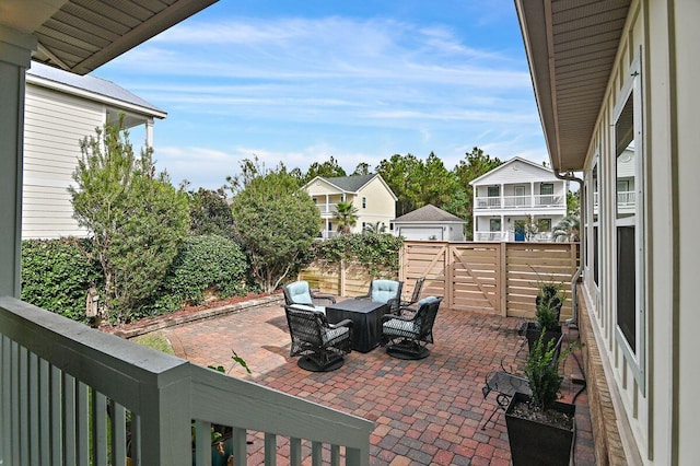 view of patio