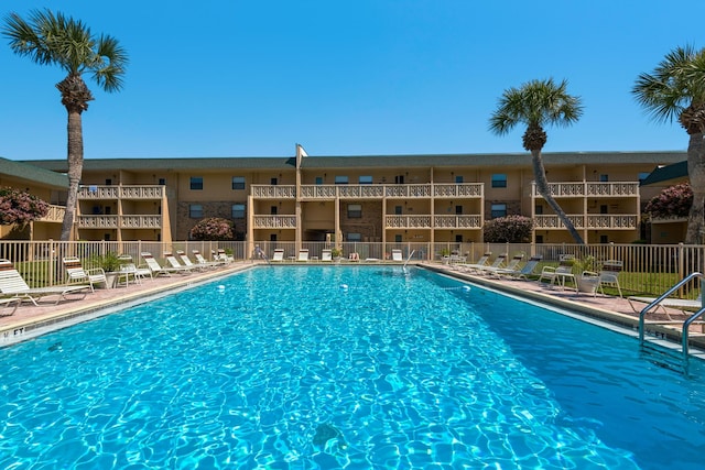 view of pool