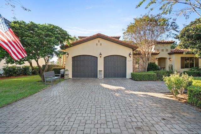 view of mediterranean / spanish house