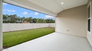 view of patio / terrace with a fenced backyard