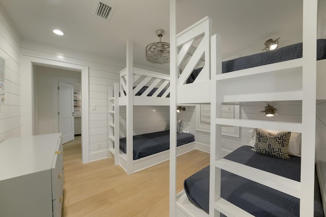 bedroom featuring hardwood / wood-style floors