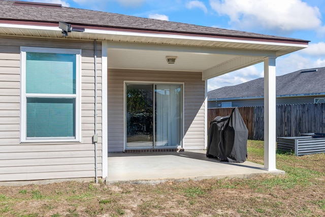 exterior space featuring a patio