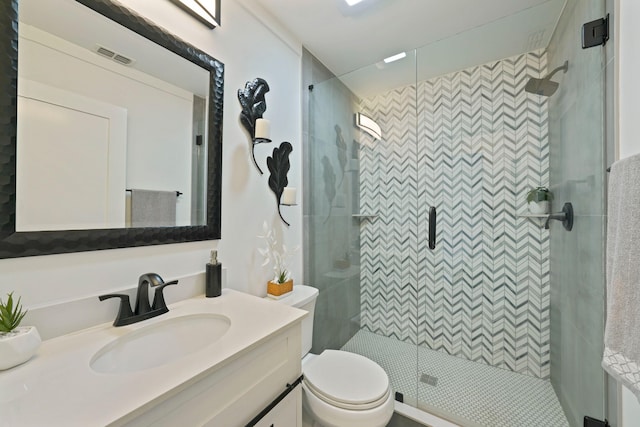 237 Sandy Cay Dr, Miramar Beach, FL 32550 - full bath featuring vanity, toilet, and a stall shower