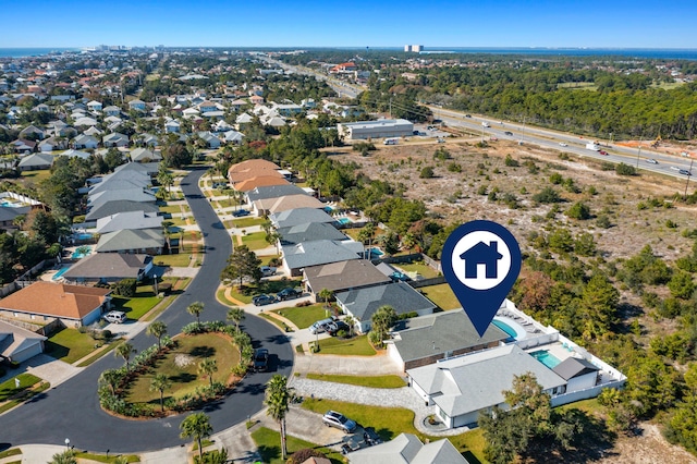 237 Sandy Cay Dr, Miramar Beach, FL 32550 - aerial perspective of suburban area