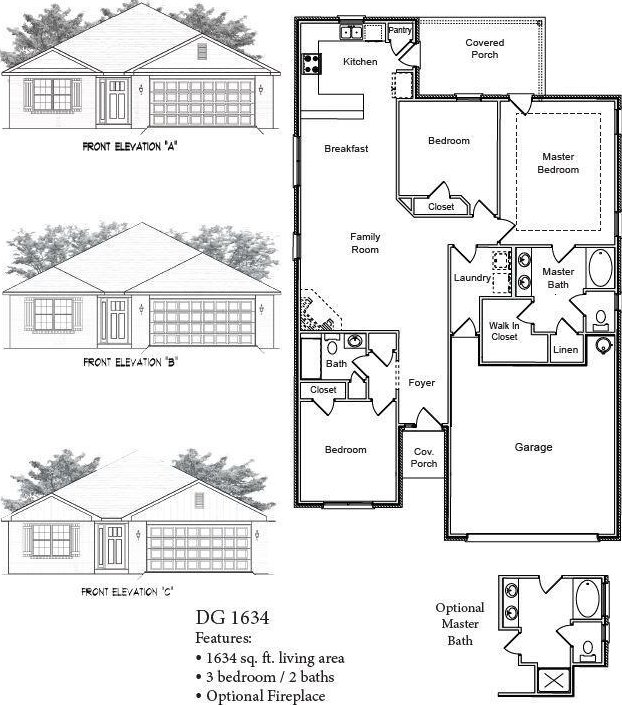 150 Ridgeway Cir, Crestview, FL 32536 - view of room layout