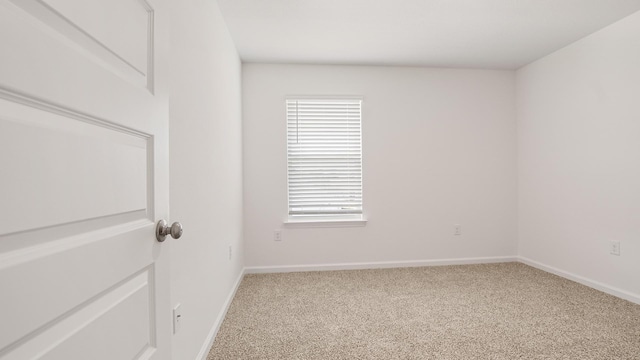 unfurnished room with carpet floors