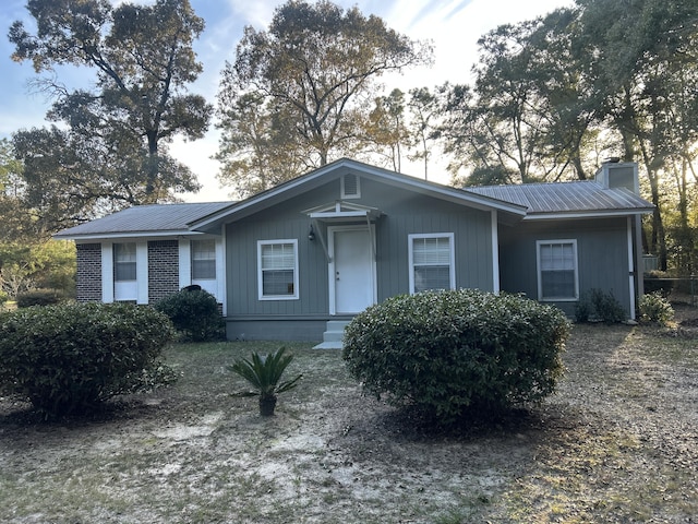 view of ranch-style house