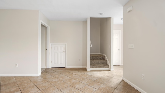 view of tiled empty room