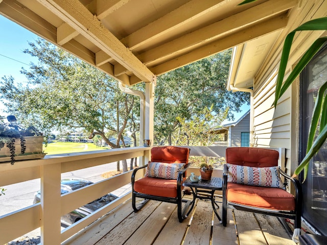 view of deck