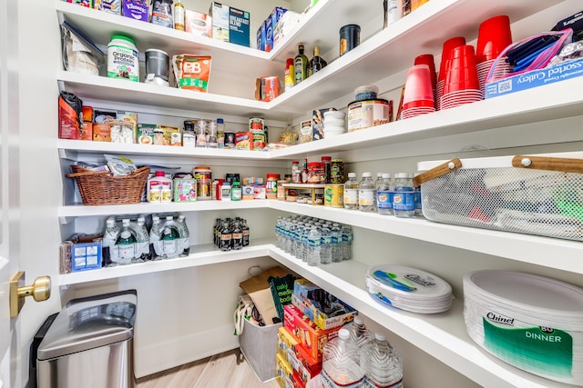 view of pantry