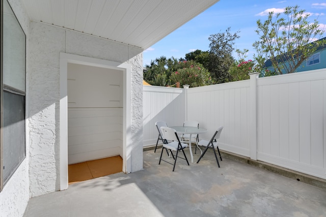 view of patio