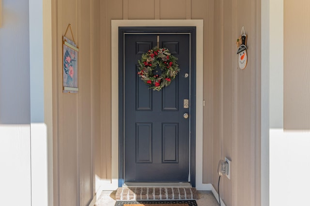 view of property entrance