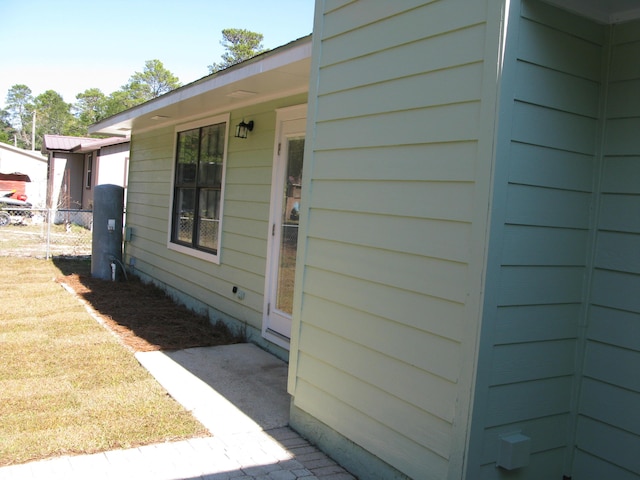 view of side of property