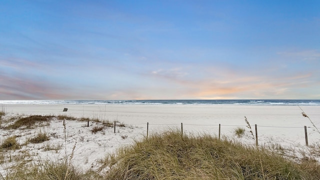 water view with a beach view