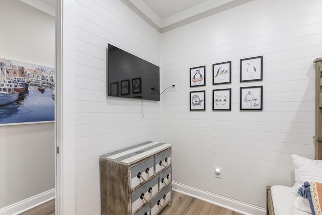 interior details featuring wood-type flooring