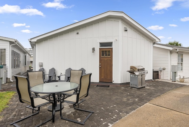 back of house featuring a patio area