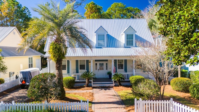 view of front of house with a porch