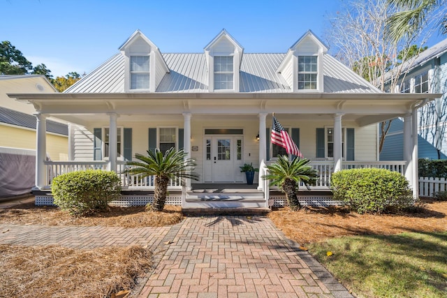 view of front facade with a porch