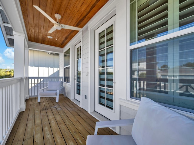 115 Woody Wagon Way, Inlet Beach, FL 32461 - deck featuring ceiling fan